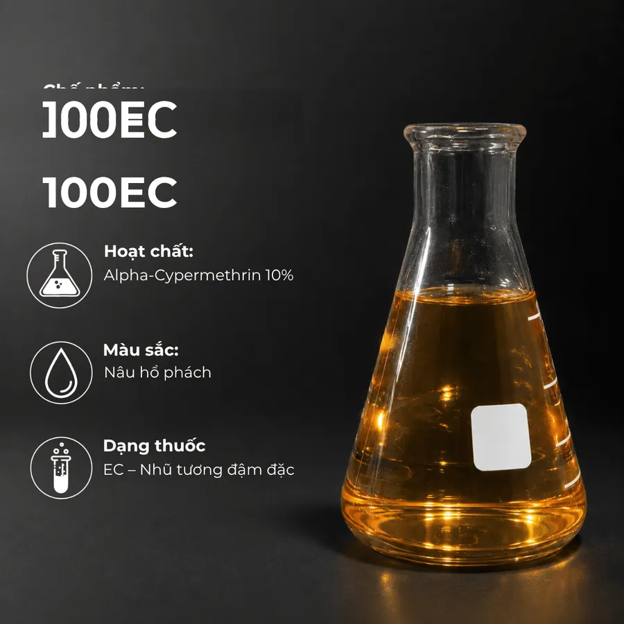Mẫu ALPHACYPERMETHRIN 100 G/L · EC