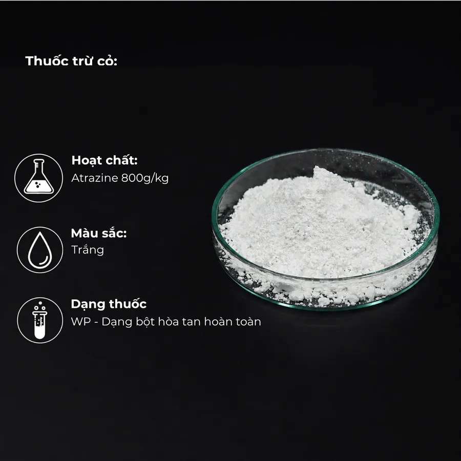 Mẫu Atrazine 800g/kg · WP