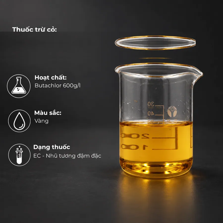 Mẫu Butachlor 600g/l · EC