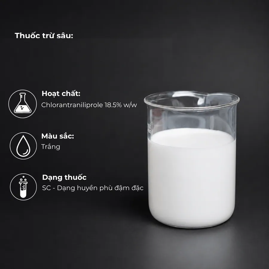 Mẫu Chlorantraniliprole 18.5% · SC
