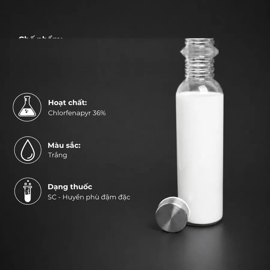 Mẫu Chlorfenapyr 360g/lít · SC