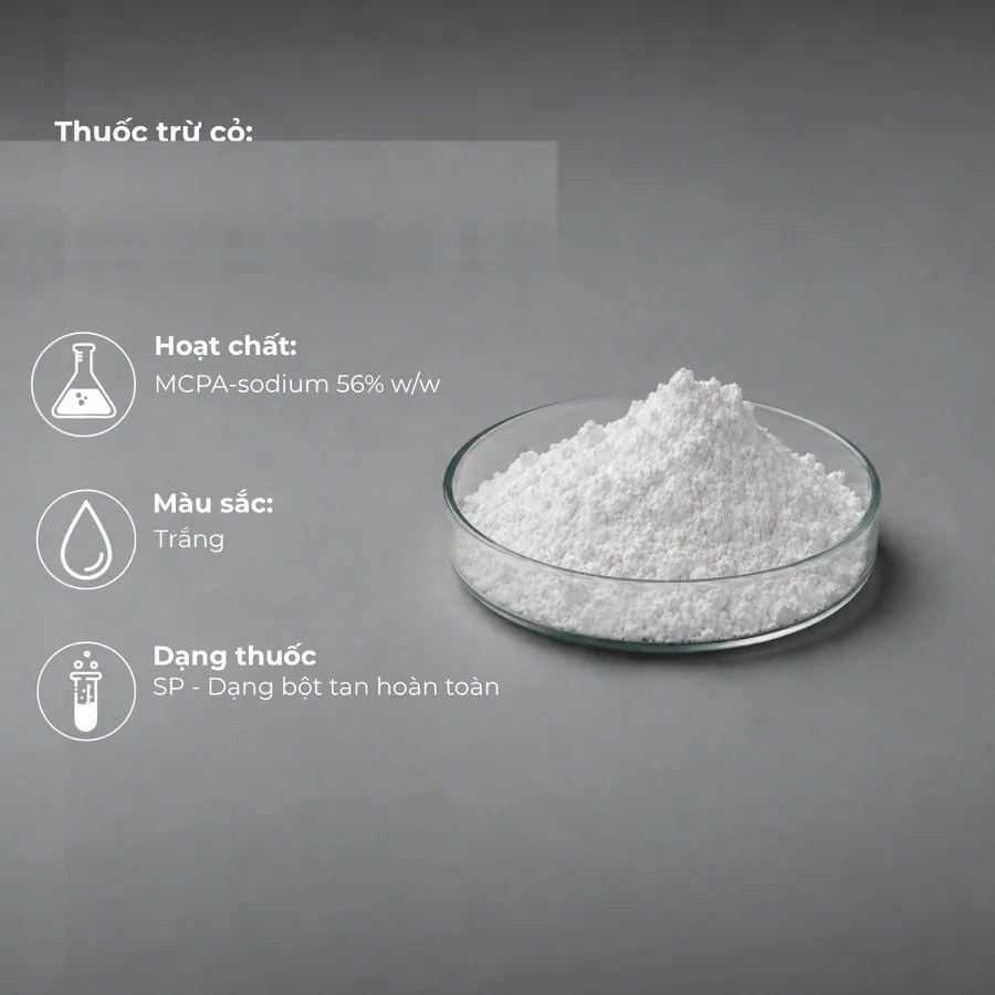 Mẫu MCPA- SODIUM 56% W/W · SP
