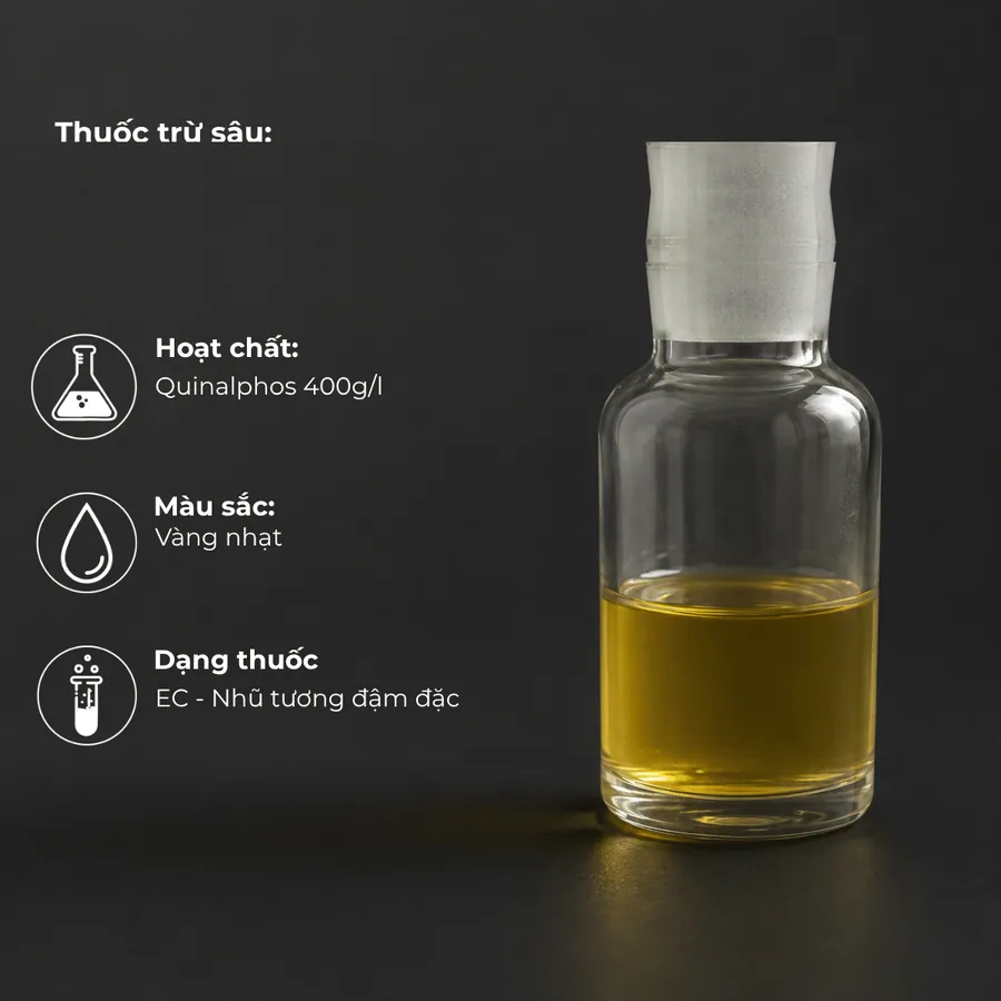 Mẫu Quinalphos 400g/l · EC