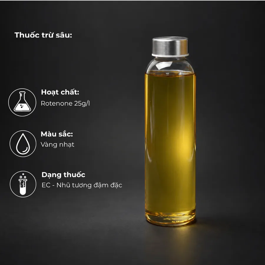 Mẫu Rotenone 25g/lit · EC