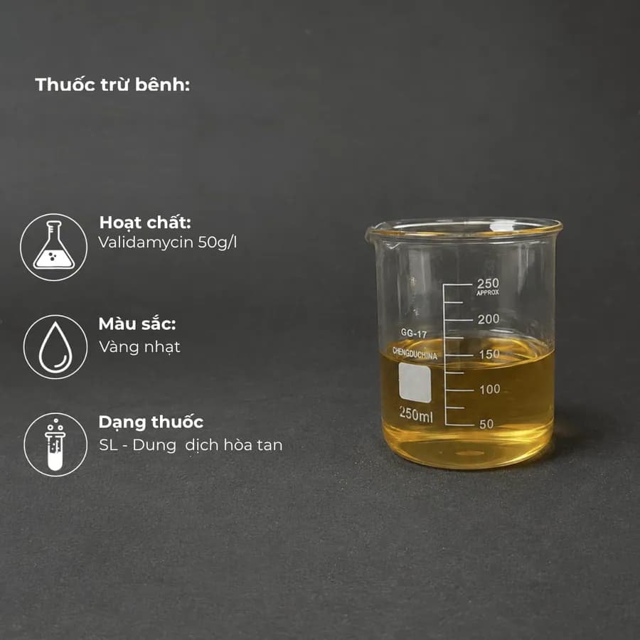 Mẫu Validamycin 50g/l · SL